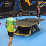 Hugo Calderano e Bruna Takahashi são eliminados em estreia no Europe Smash