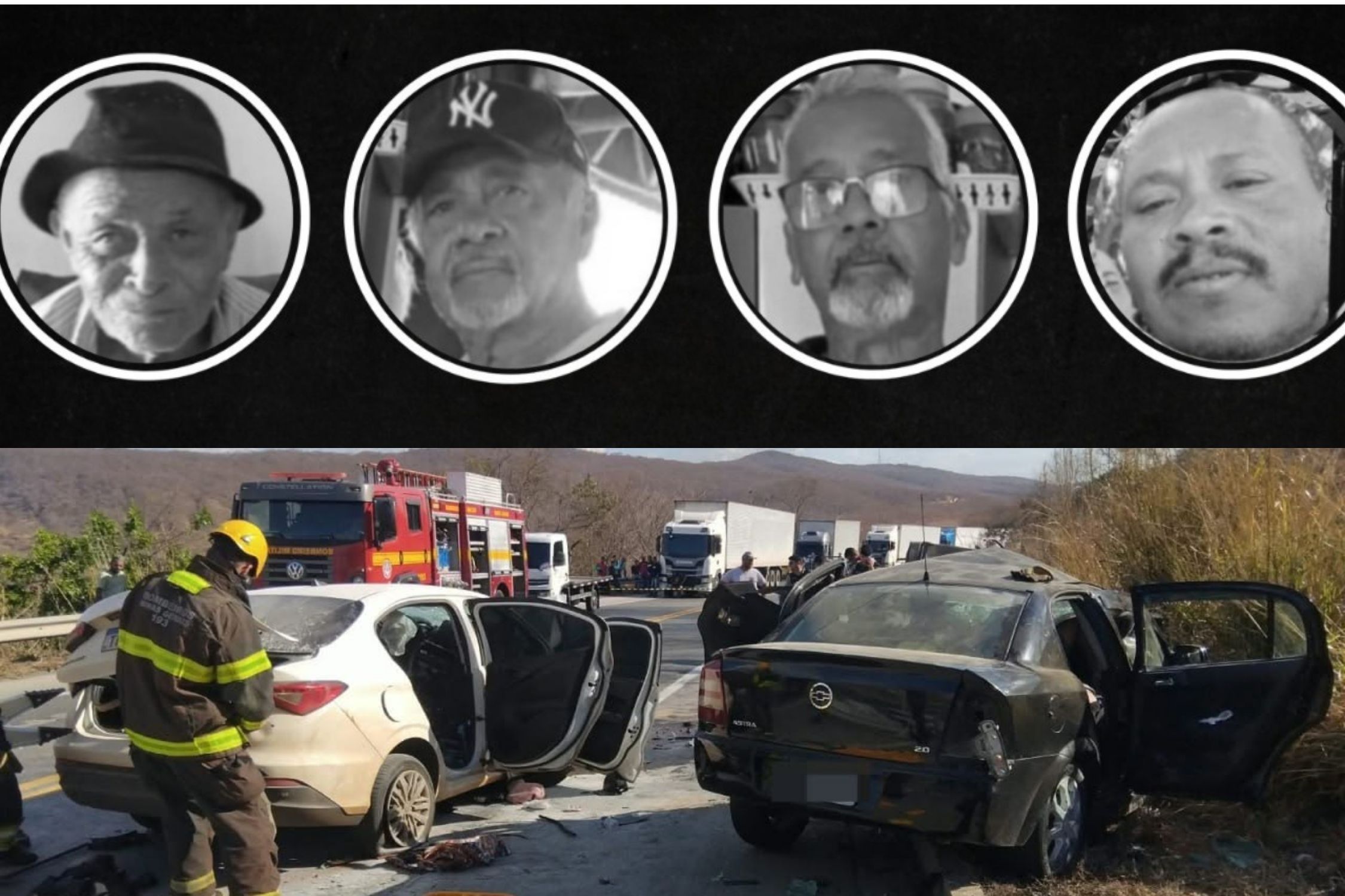Prefeitura de Ruy Barbosa lamenta morte de 4 baianos em grave acidente na BR-251, em MG