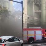Vídeo: incêndio atinge prédio abandonado em BH; moradores denunciam invasões frequentes
