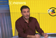 Comentarista do sportv se surpreende com torcida do Cruzeiro no Rio: 'Não é possível'