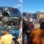 Batida entre caminhão e ônibus na BR-259 deixa ao menos duas pessoas mortas e 20 feridas