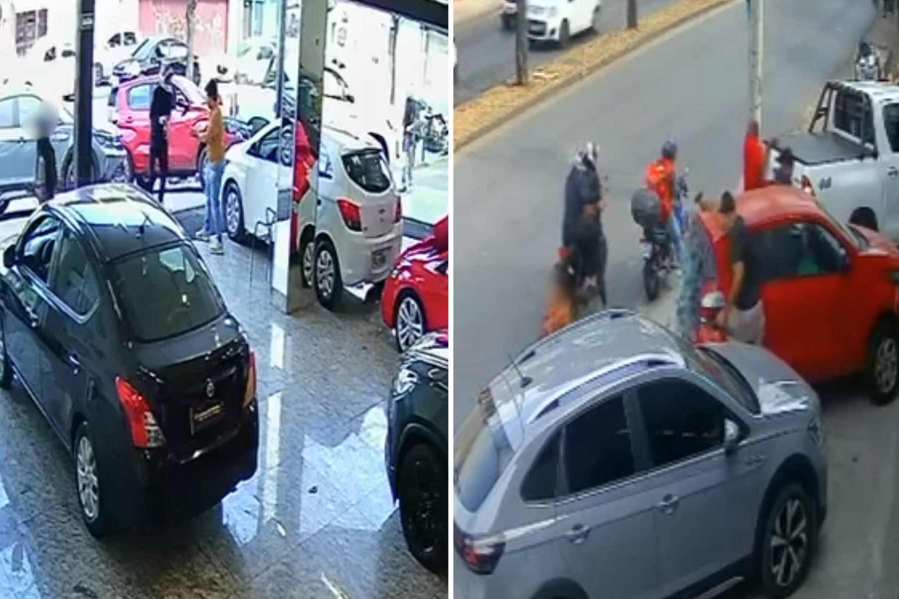 Suspeitos são baleados por policial de folga em assalto em frente à concessionária em BH