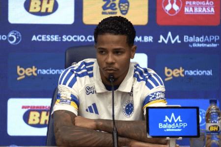 Wesley em apresentação no Cruzeiro