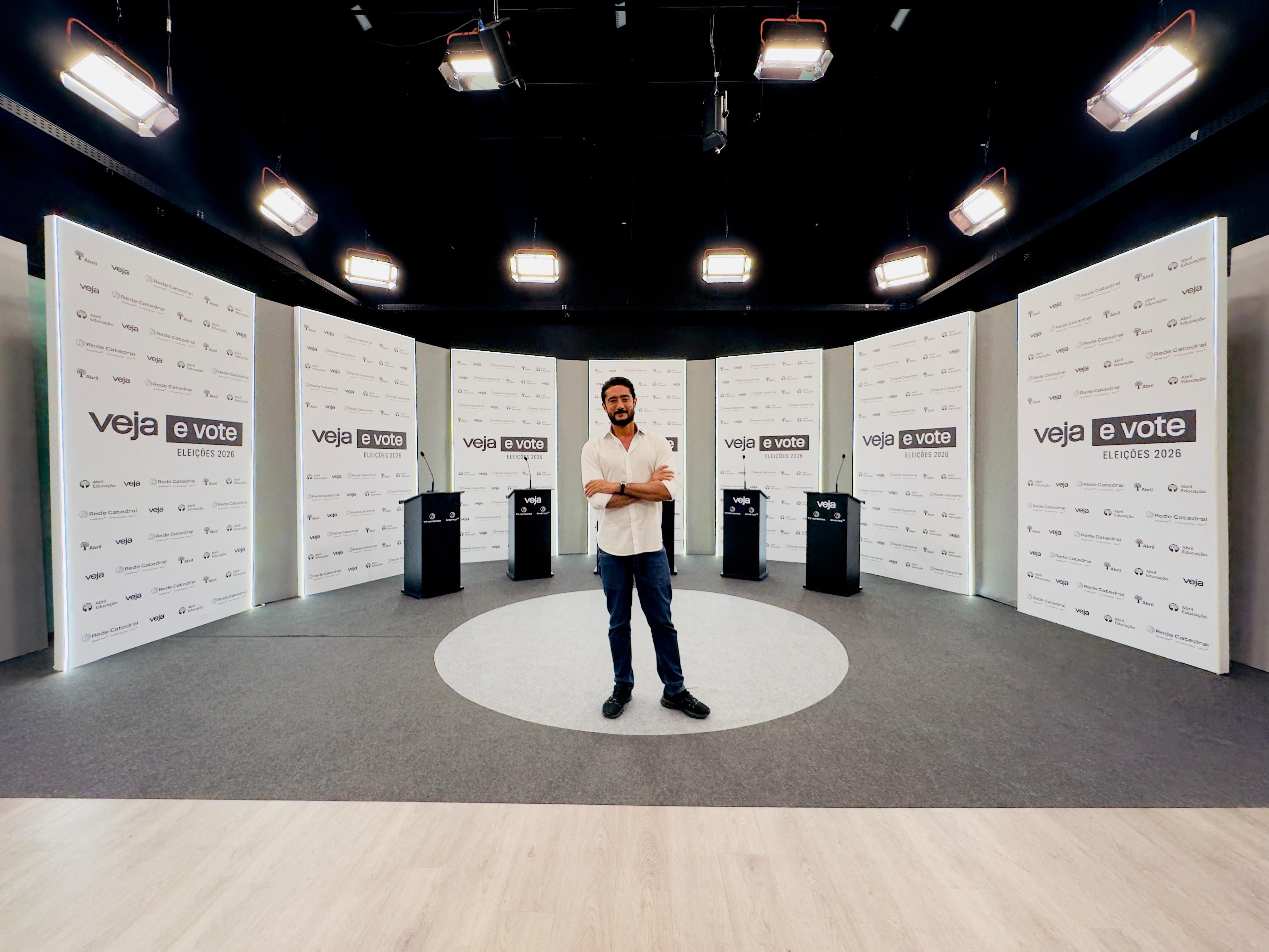 Único a participar, Gabriel Azevedo critica ausência de outros candidatos em debate