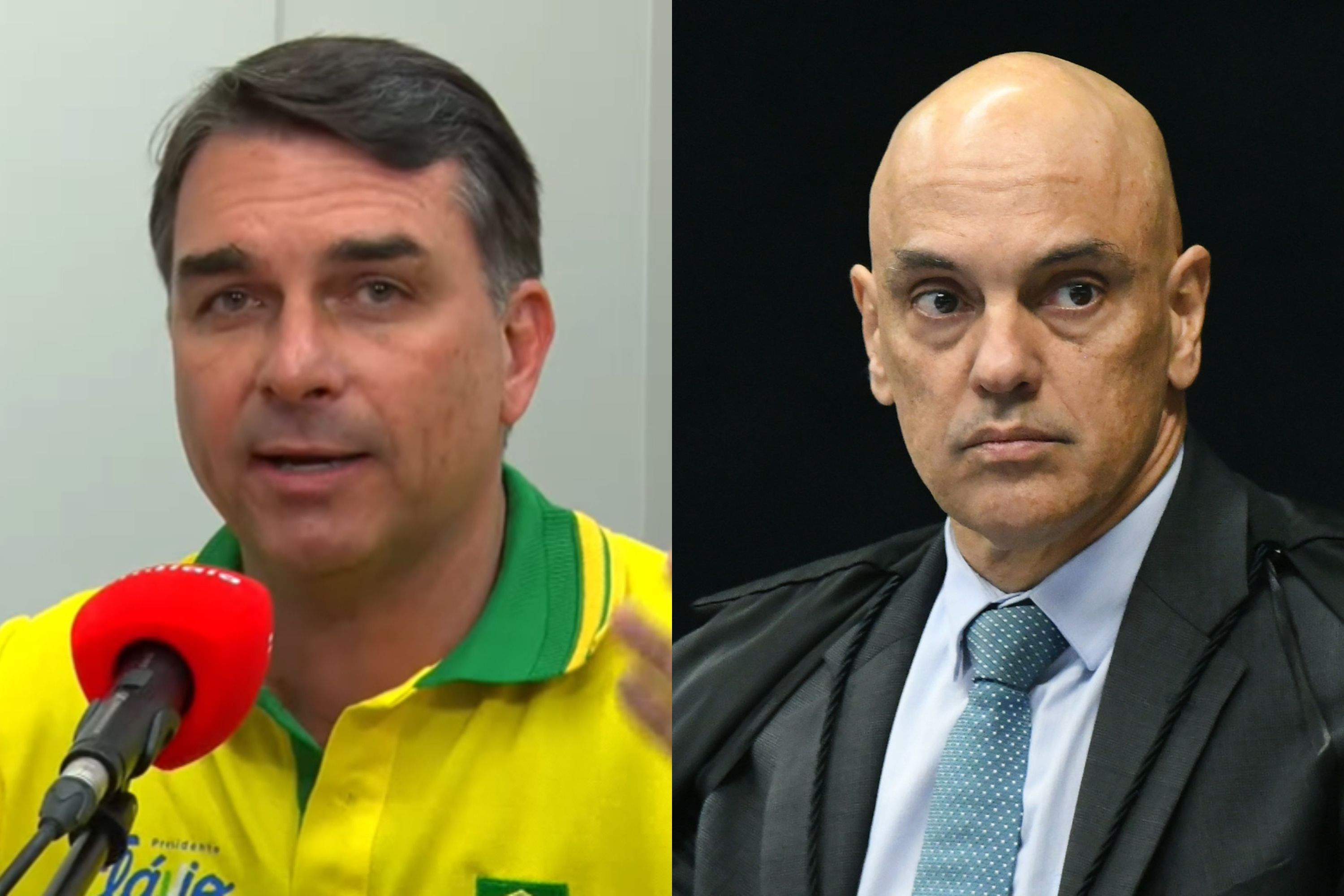‘Alexandre de Moraes quer enterrar vivo o presidente Bolsonaro’, diz Flávio