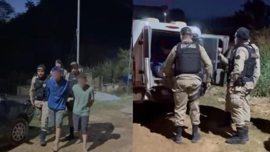 Irmãos são presos pela PM