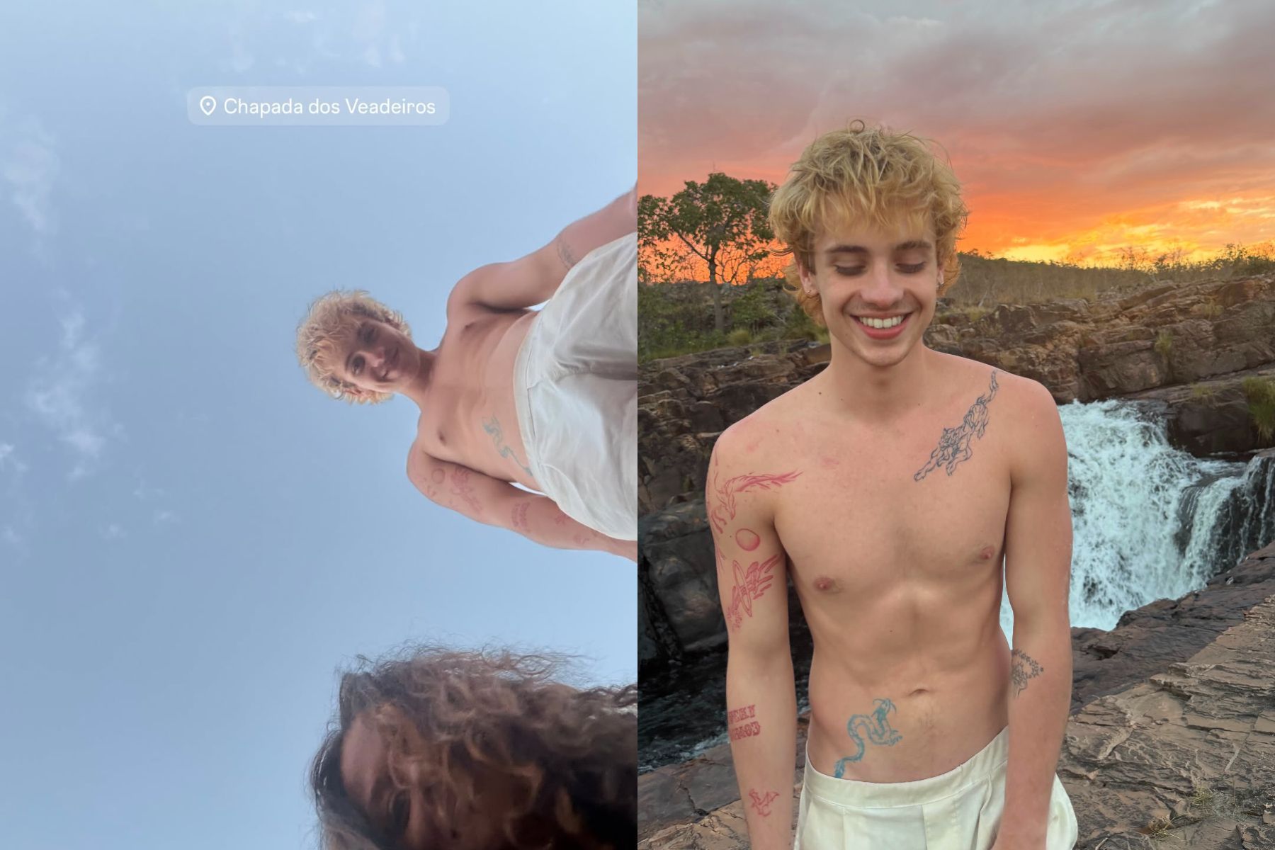 Juliano Floss é visto com morena misteriosa após término com Marina Sena