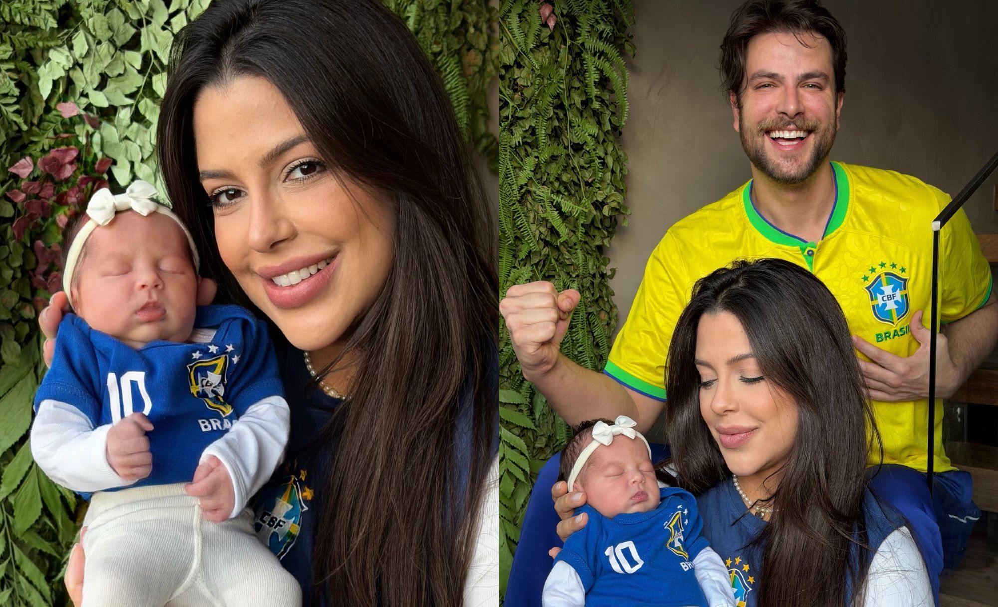 Ex-BBB explica que filha não poderá furar a orelha por causa de condição rara