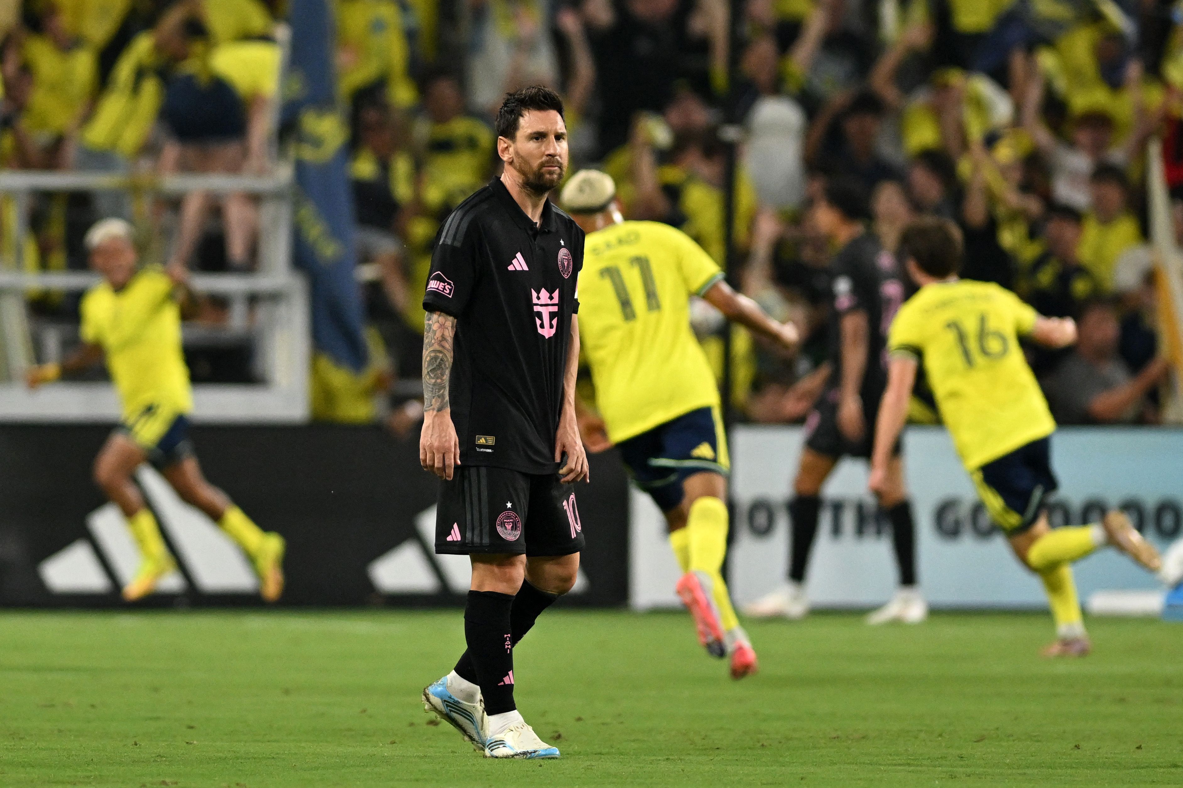 Em jogo apagado de Messi, Inter Miami é goleado pelo Nashville na MLS
