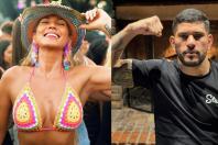 Lívia Andrade curte festa após término com Alex Poatan, e ele reage