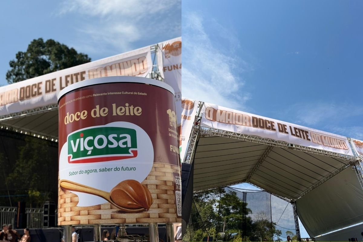 Viçosa produz 3,4 toneladas de doce de leite em tentativa de recorde mundial