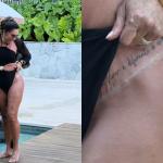 Mãe de Virginia exibe tatuagem íntima em fotos e deixa mensagem motivacional