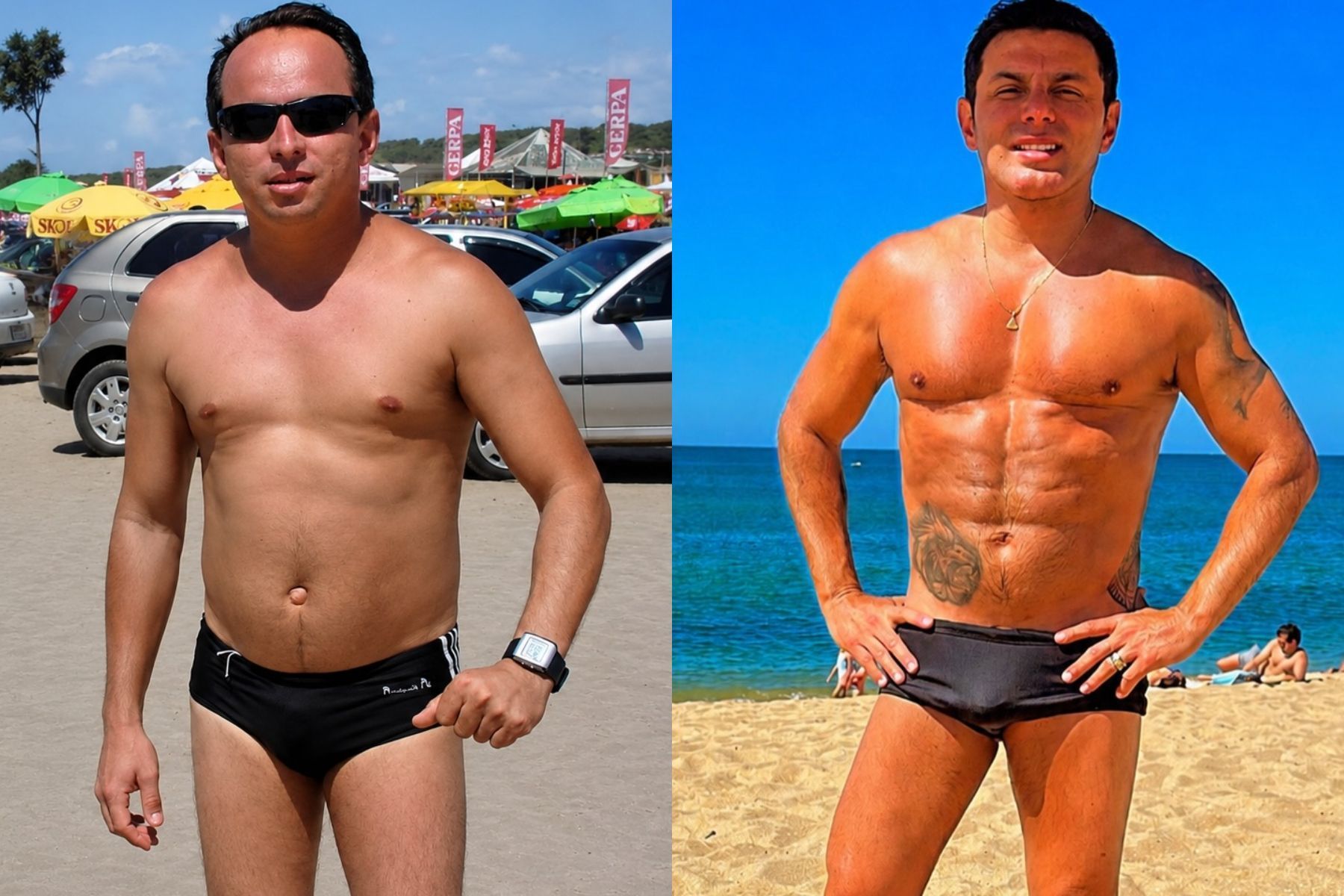 Marido de Gretchen posta antes e depois e surpreende web: ‘Lapidou o diamante’