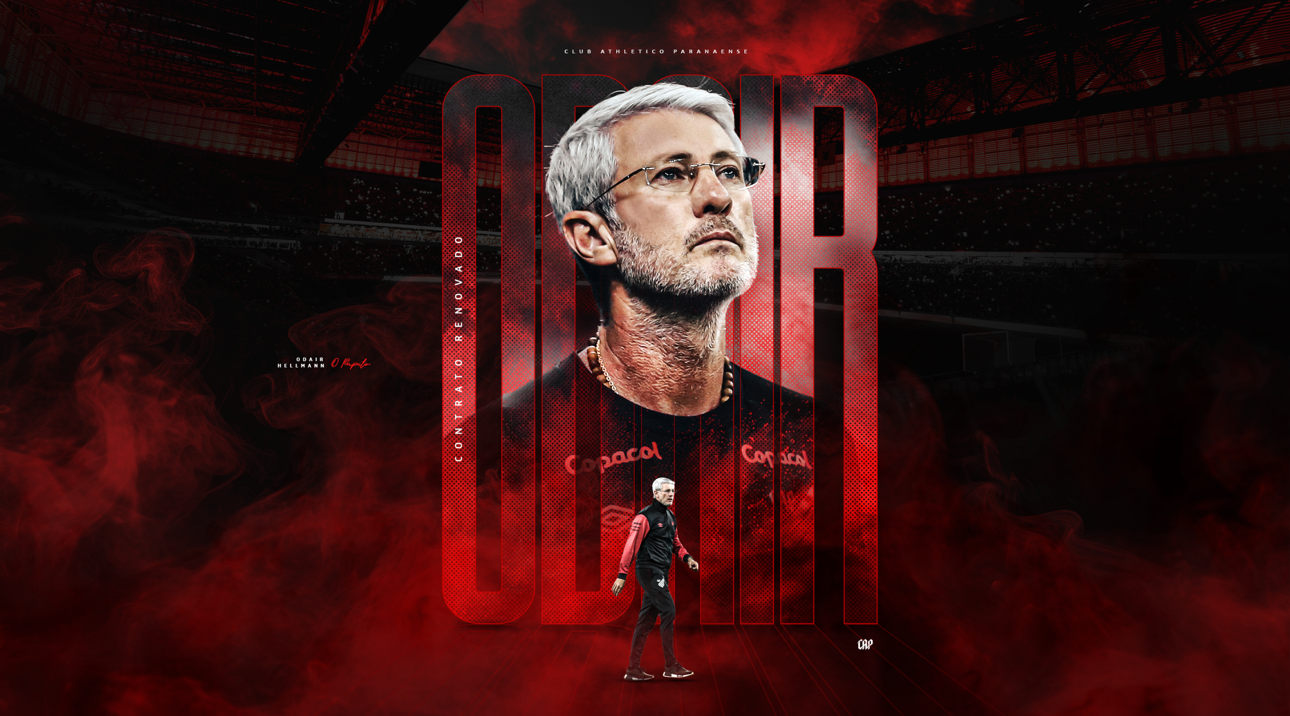Athletico-PR renova contrato com o técnico Odair Hellmann; veja detalhes