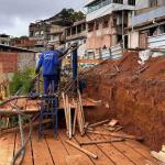 Obras de contenção de encosta no Bairro Dom Bosco estão em andamento