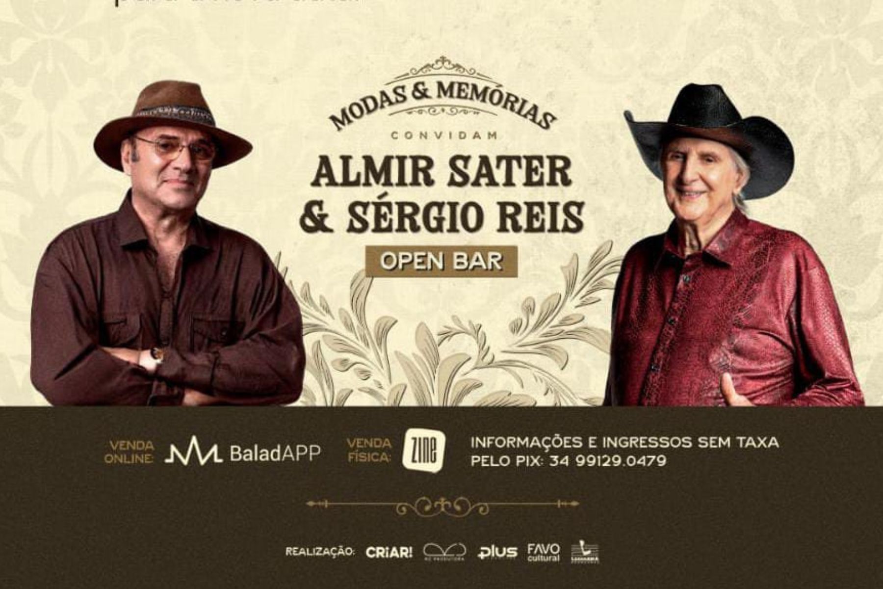 21/11- Almir Sater e Sérgio Reis