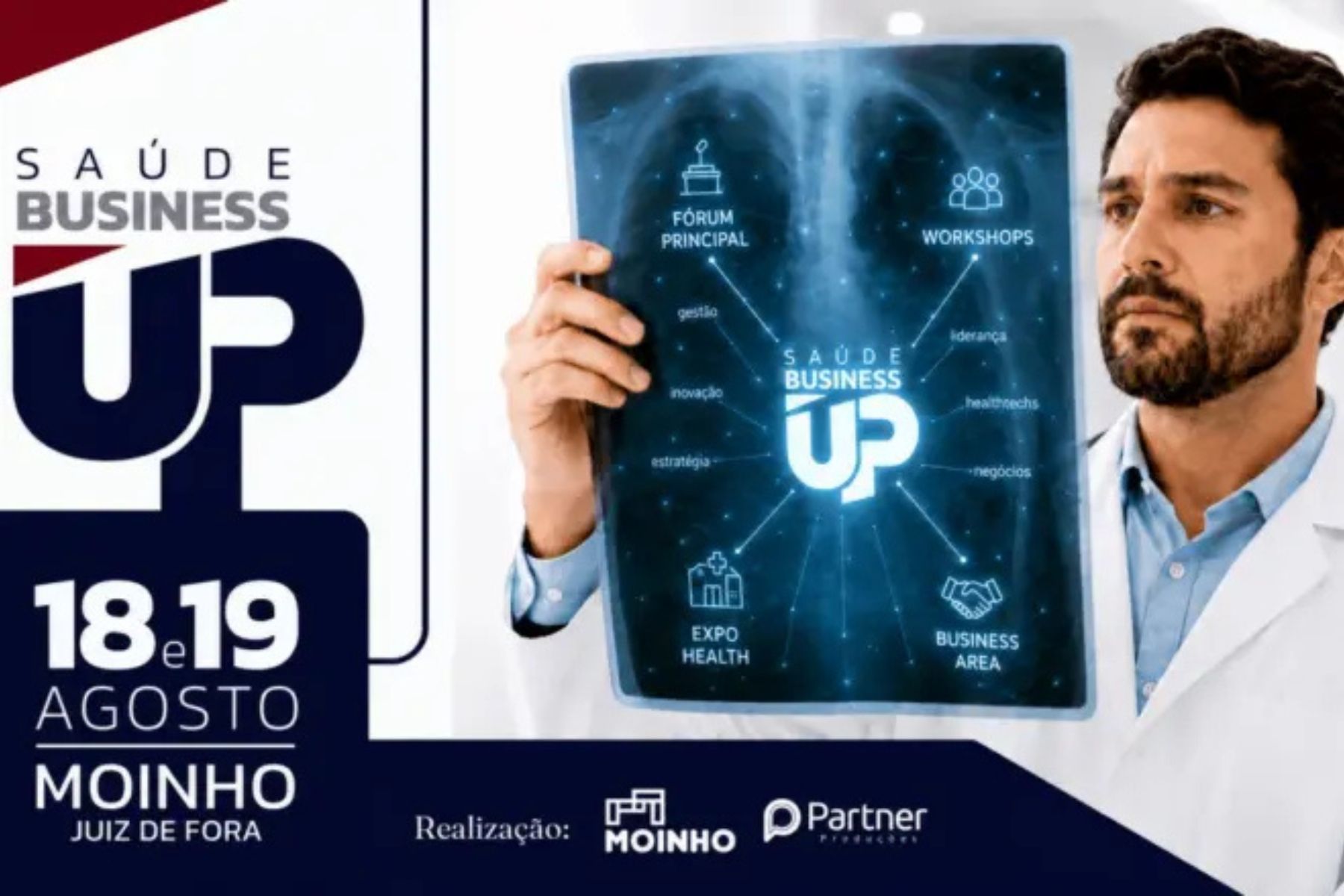 Saúde Business Up: focado em inovação e gestão no setor evento começa nesta terça (18)