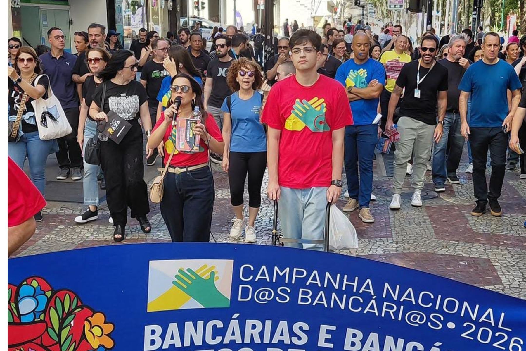 Bancários da Zona da Mata aderem a paralisação nacional e realizam protesto