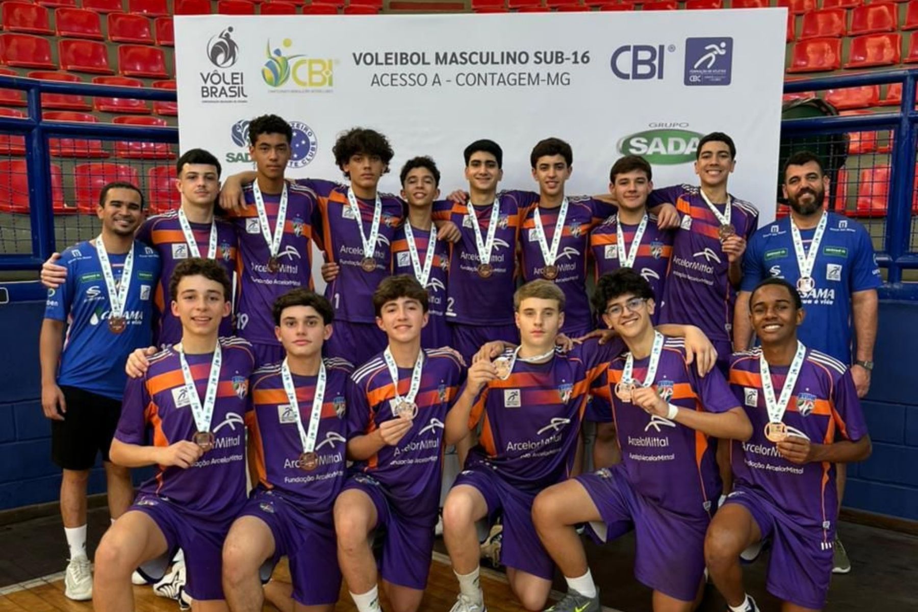 JF Vôlei conquista bronze no Campeonato Brasileiro Interclubes