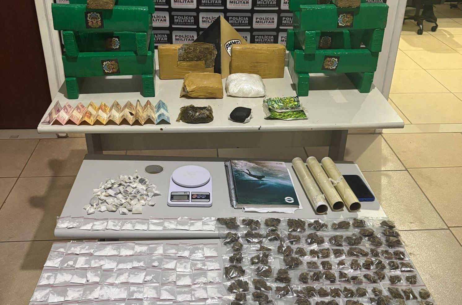 Cinco pessoas são presas por tráfico de drogas em Várzea da Palma