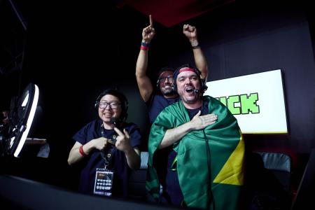 Liminha, BT e Gaules na cabine do G3X • Pablo Rodriguez/Quality Sport Im