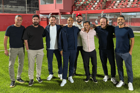 Visita de Denilson ao Villa Nova