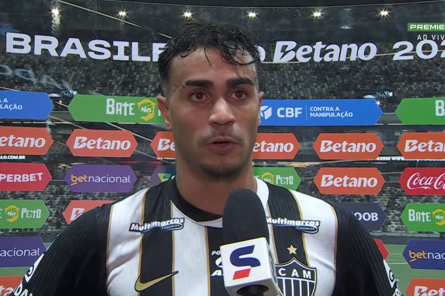 Reinier destaca vitória do Atlético no Brasileiro e mira clássico contra o Cruzeiro
