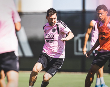 Lionel Messi em treino pelo Inter Miami em agosto de 2026