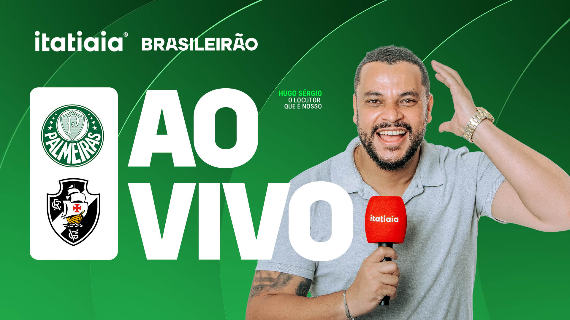 Palmeiras x Vasco: assista, ao vivo, à transmissão da Itatiaia