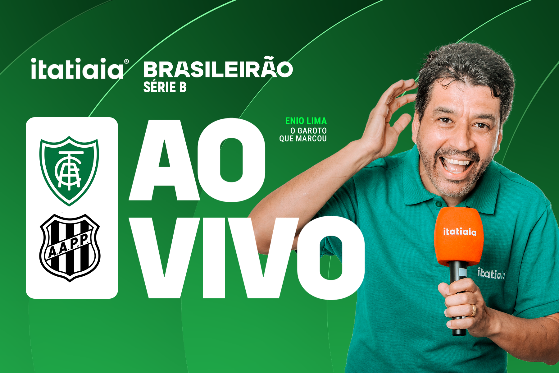 América x Ponte Preta: assista, ao vivo, à transmissão da Itatiaia