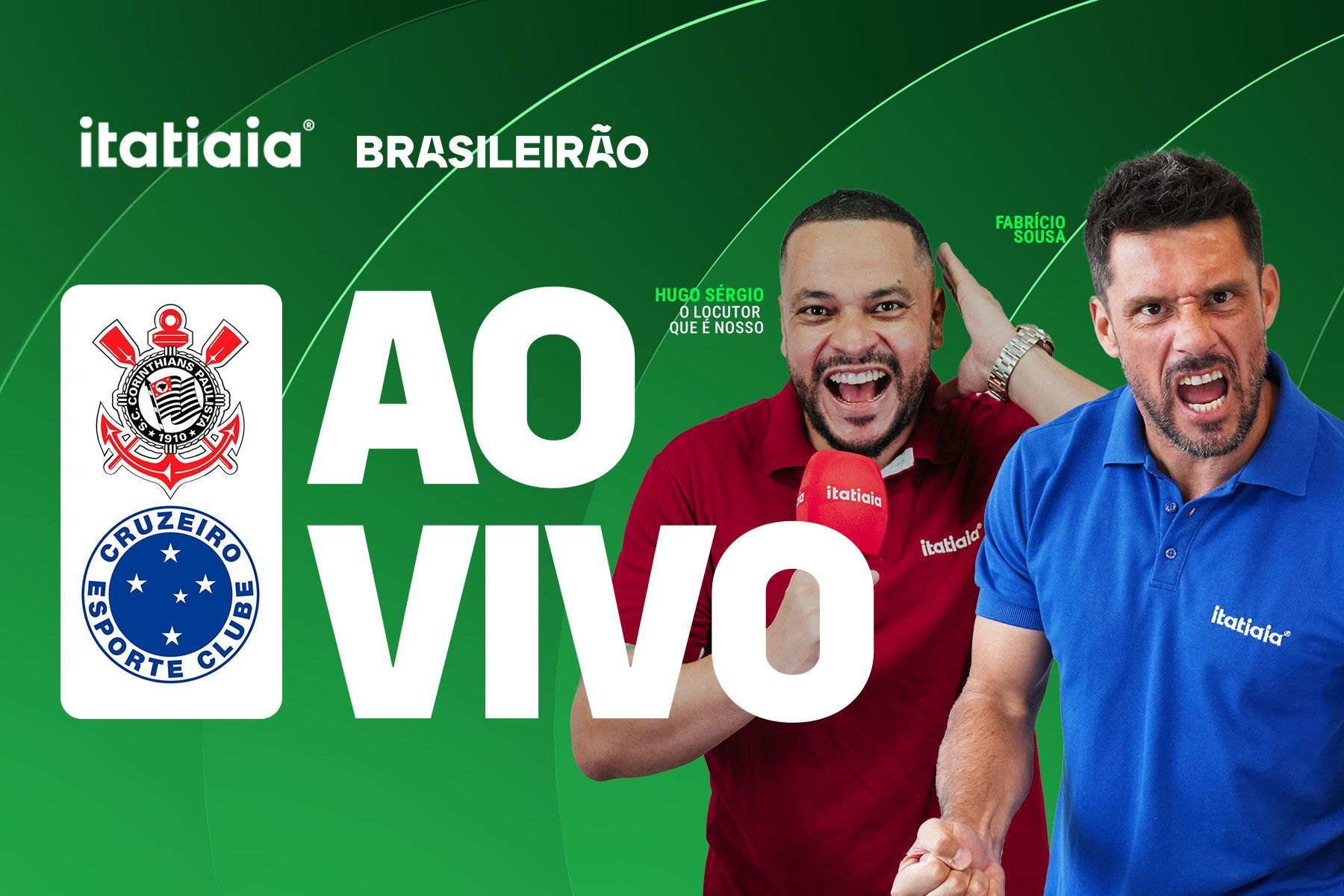 Corinthians x Cruzeiro: assista, ao vivo, à transmissão da Itatiaia