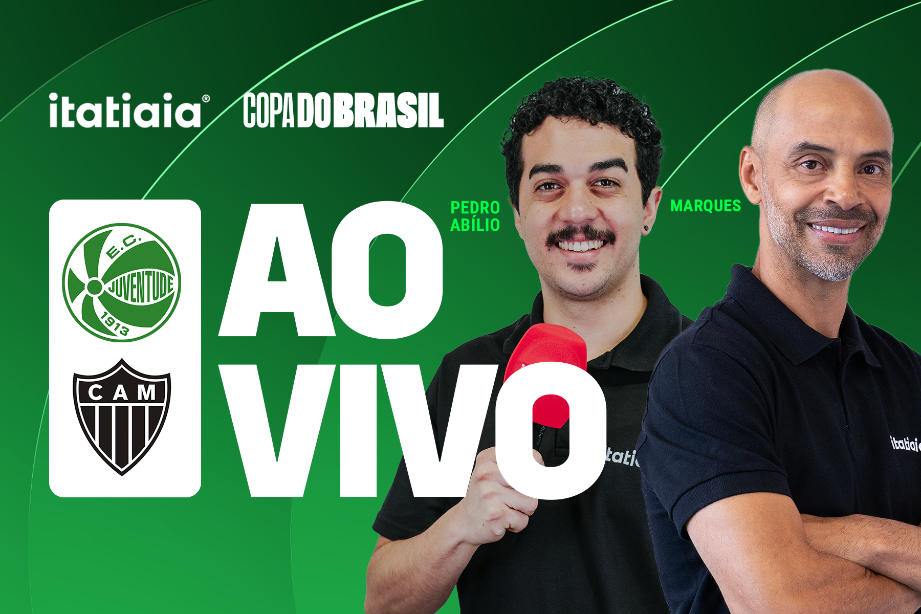 Juventude x Atlético: assista, ao vivo, à transmissão da Itatiaia