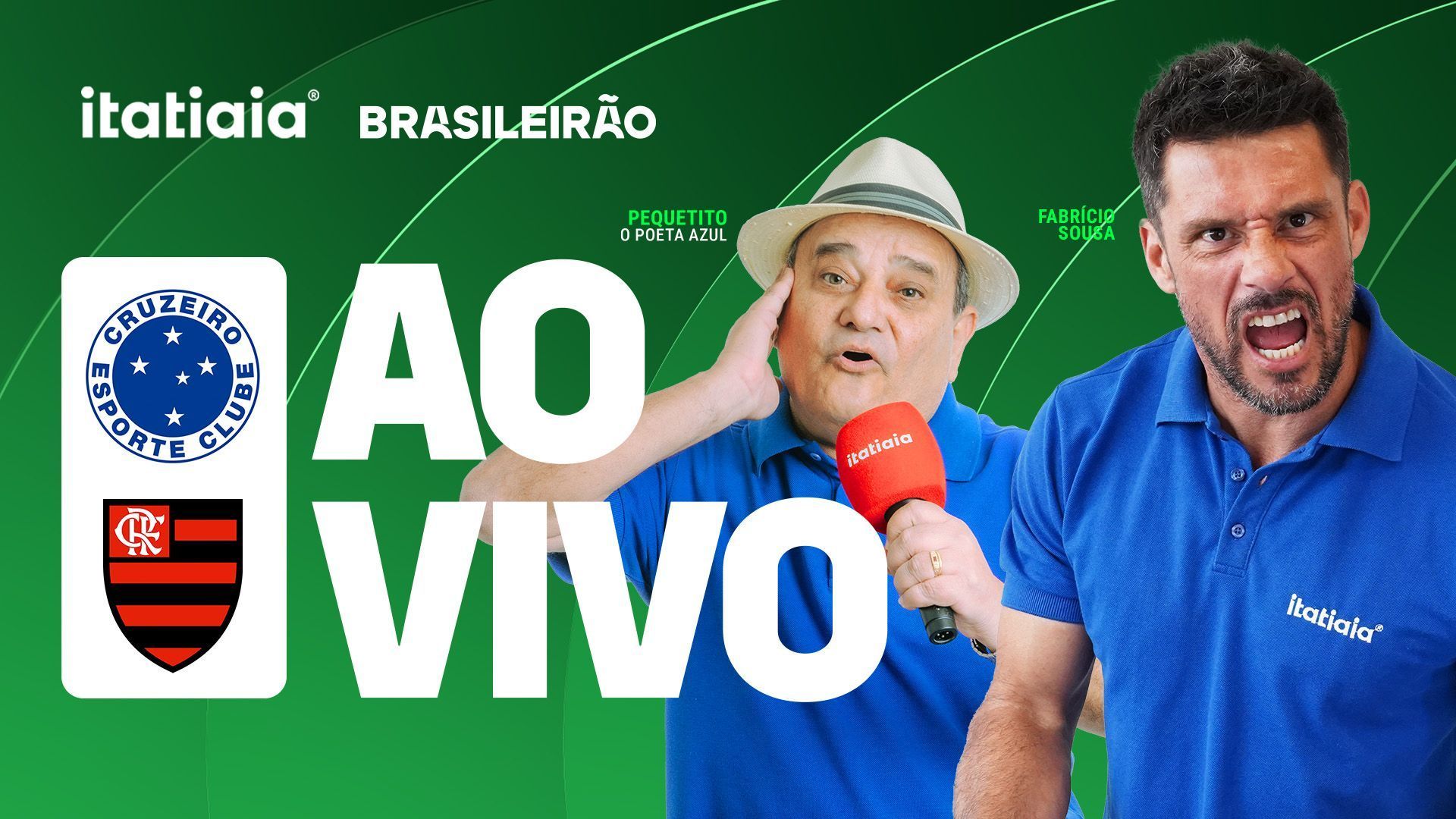 Cruzeiro x Flamengo: assista, ao vivo, à transmissão da Itatiaia
