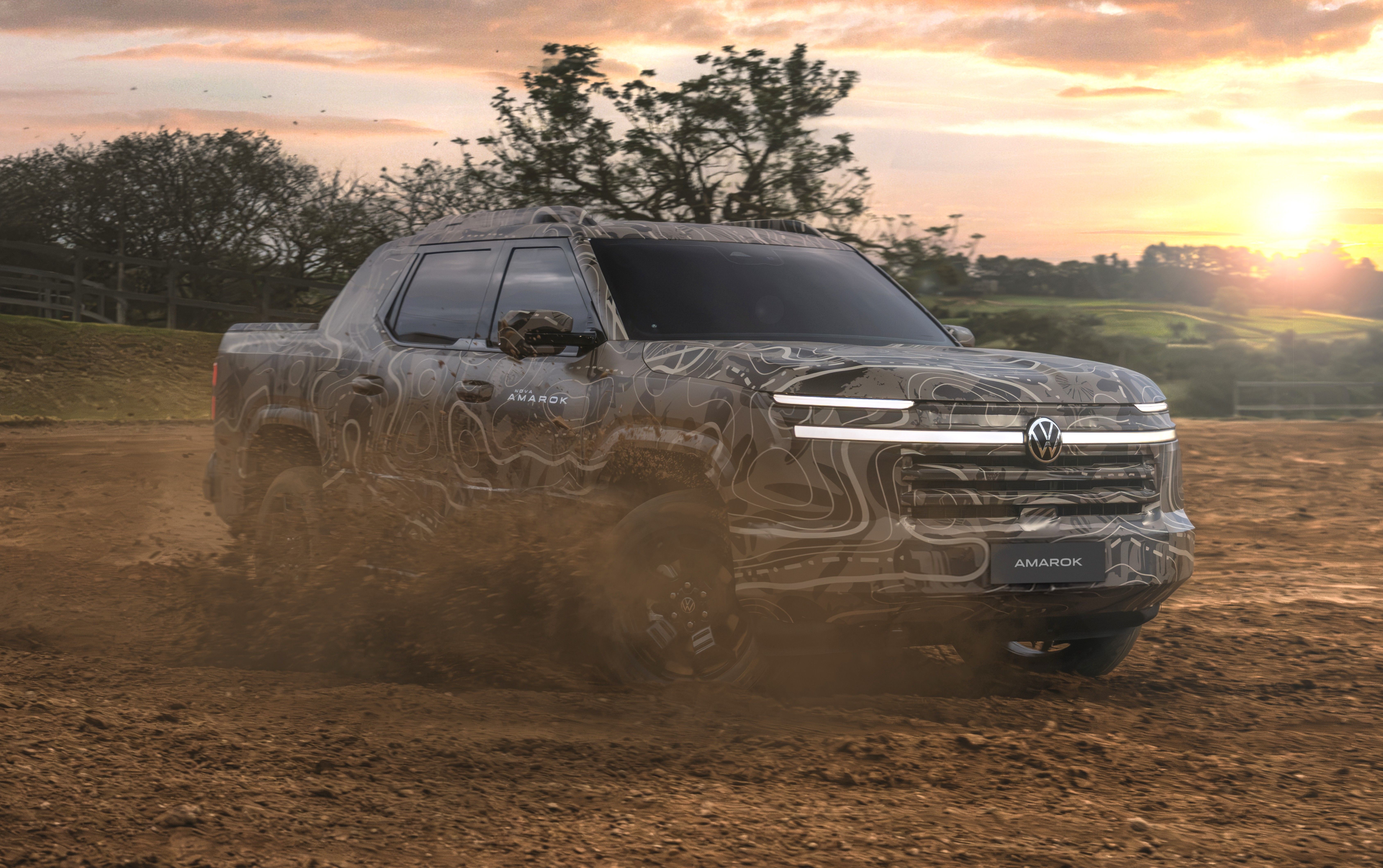 Nova Volkswagen Amarok tem as primeiras imagens divulgadas