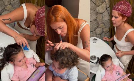Viih Tube tira piolho da filha às vésperas do casamento • Reprodução | Redes sociais