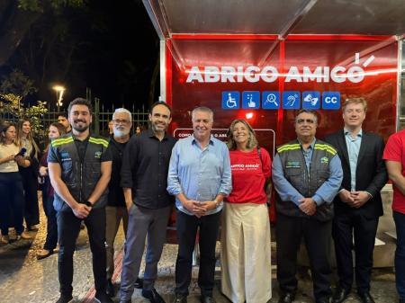 Álvaro Damião na estreia do Abrigo Amigo