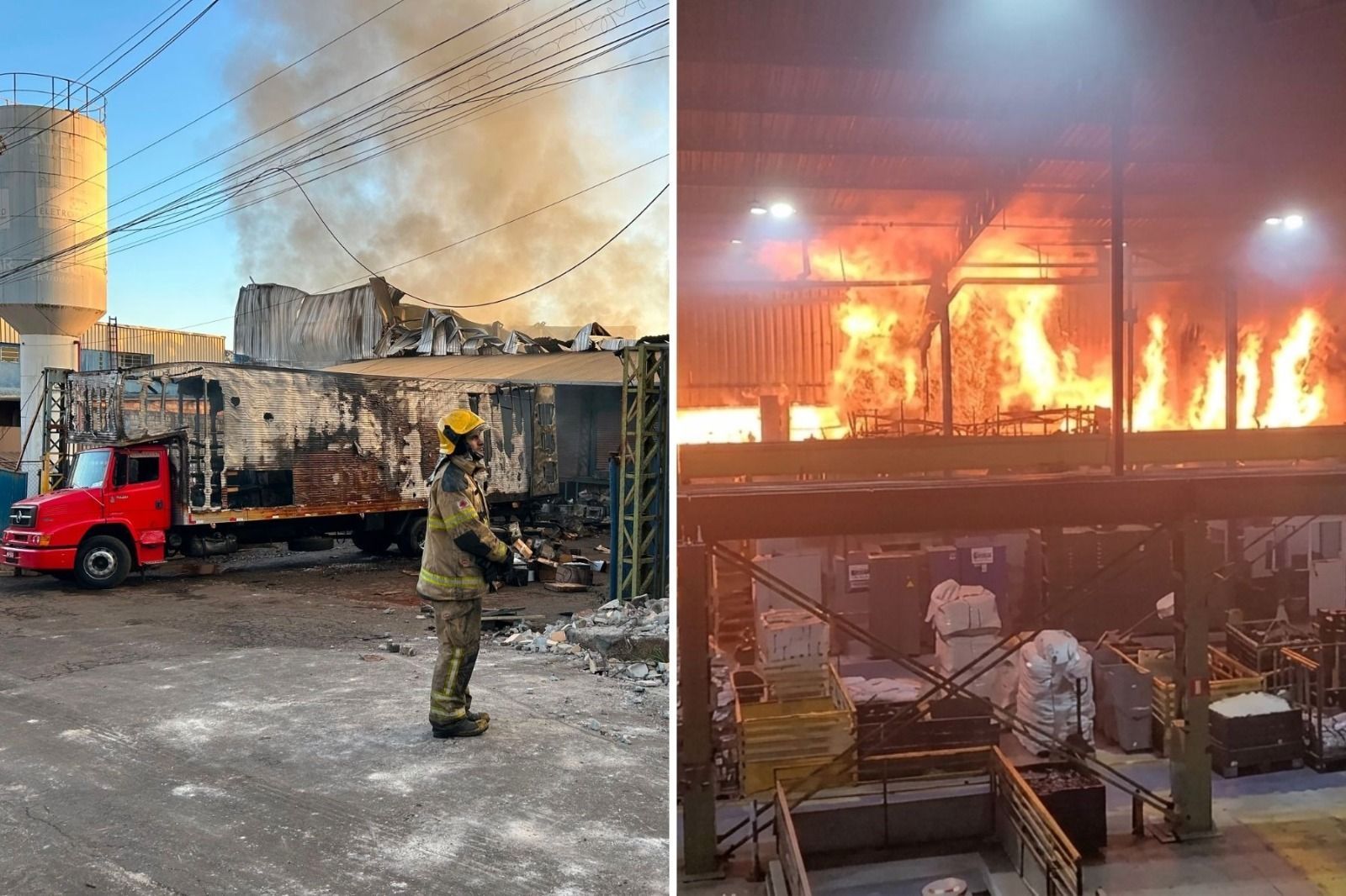 ‘Nosso ganha-pão’: funcionário lamenta incêndio em fábrica da Suggar em BH