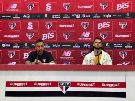 Domingos Duarte assina até julho de 2028 com São Paulo • Rafael Oliva/Itatiaia