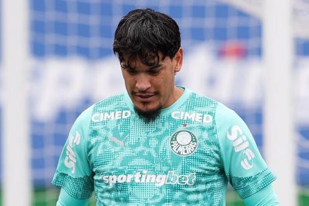 Zagueiro Gustavo Gómez em recuperação na Academia de Futebol • Cesar Greco/Palmeiras