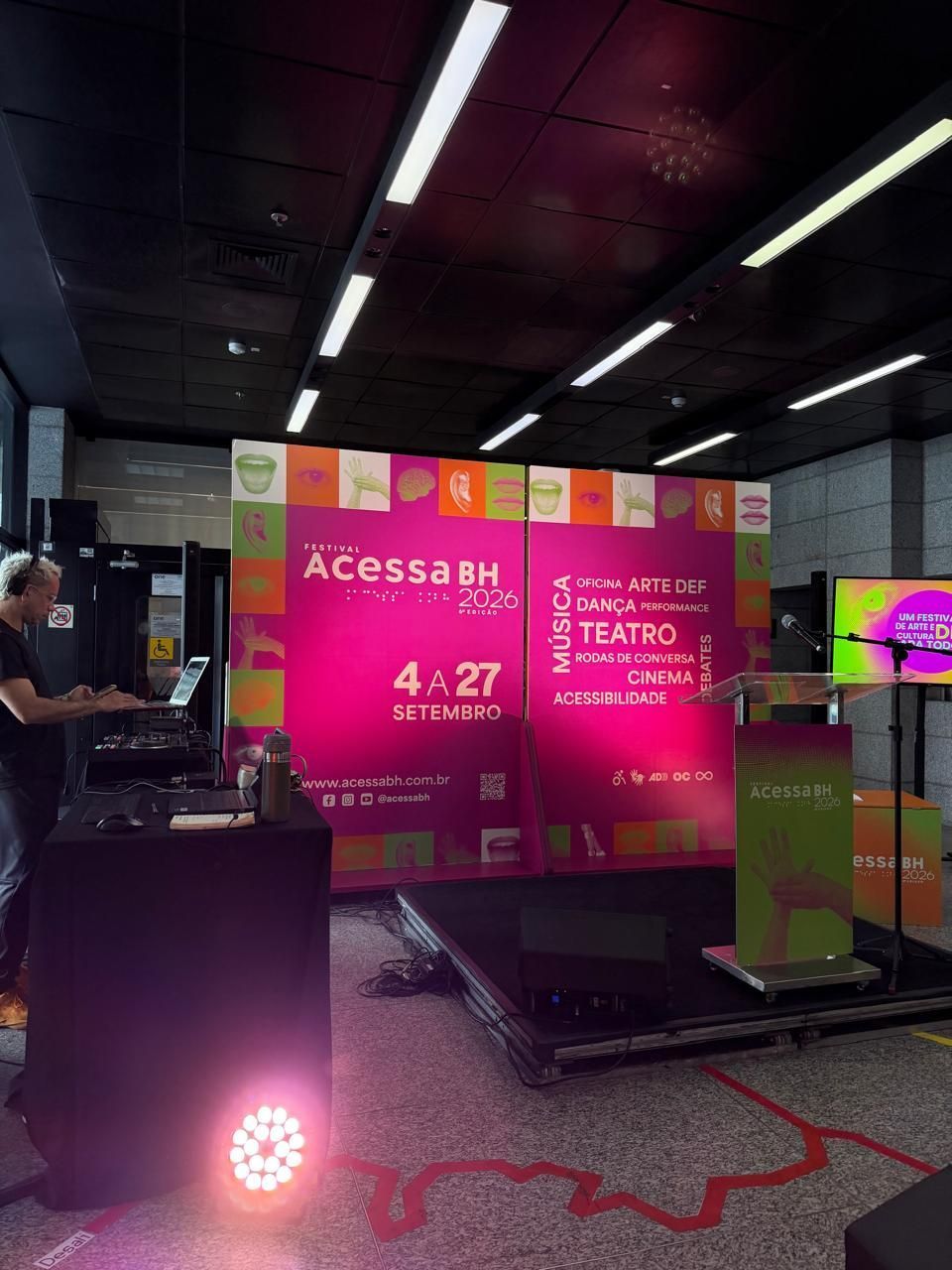 Bastidores da criação: os discursos que marcaram o lançamento do Festival Acessa BH 2026