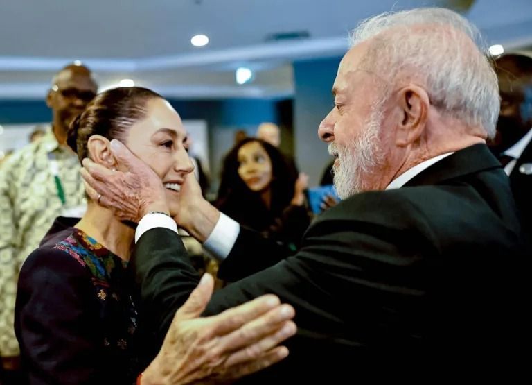 Lula e Sheinbaum discutem parceria entre Petrobras e Pemex e comércio entre Brasil e México