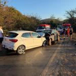 Seguem internadas vítimas de colisão entre dois carros na MGC-135