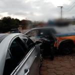 Homem é preso após atropelar motociclista e viatura policial na BR-356 em Muriaé