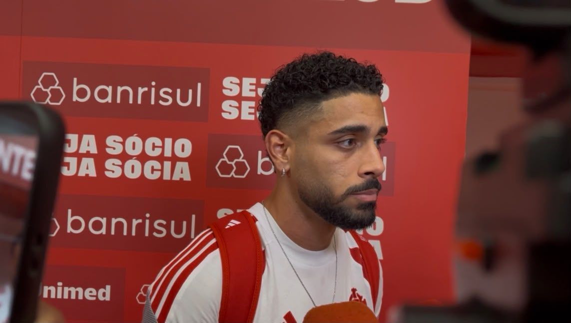 Matheus Bahia sobre tropeço do Inter no fim: 'Não significa que estamos num momento difícil'