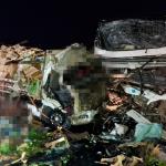 Motoristas morrem após ônibus colidir com caminhão de carga na BR-116 em Muriaé