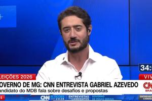 Candidato em Minas, Gabriel quer diálogo com governo federal: 'Não dá para ficar brigando'