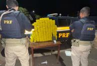 Homem é preso com carga de maconha após tentativa de fuga, no Norte de Minas