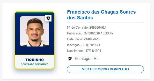 Tiquinho Soares é regularizado, mas não está garantido contra o Flamengo
