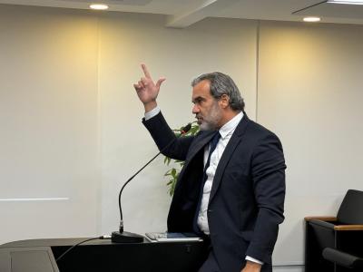 Advogado Michel Assef Filho defendeu Kaio Jorge, do Cruzeiro, no julgamento desta segunda-feira