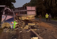 Tragédia na BR-373: ônibus atingido por carreta levava pacientes